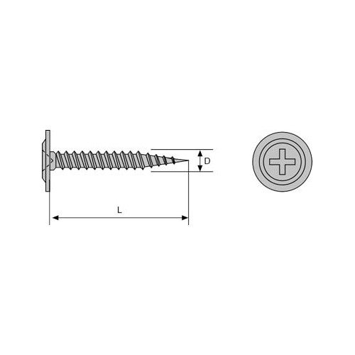 Montageskruv FZB/FZY