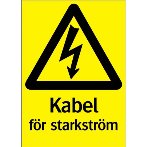 Skiltkabel for sterkstrøm