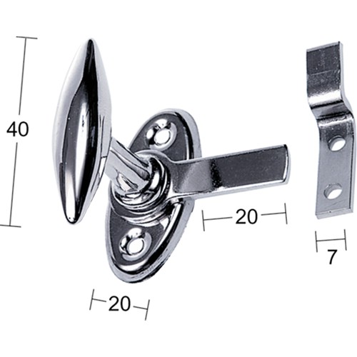 Fönstervred HABO 3 med hake