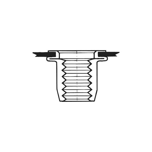 Blindnitmutter EUROSERT GJ08 Stål