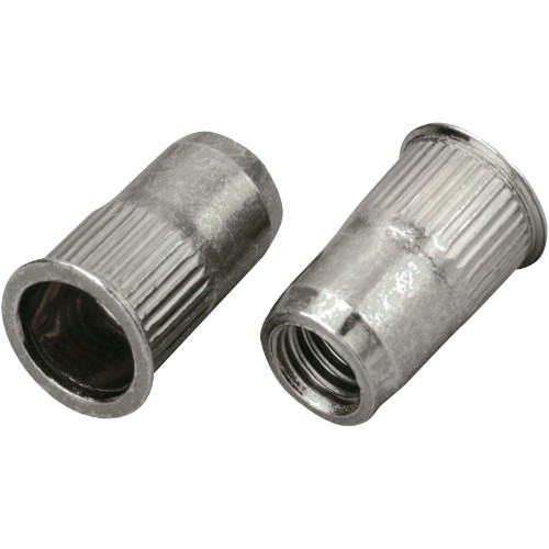 Blindnitmutter med splines EUROSERT 39006 Stål