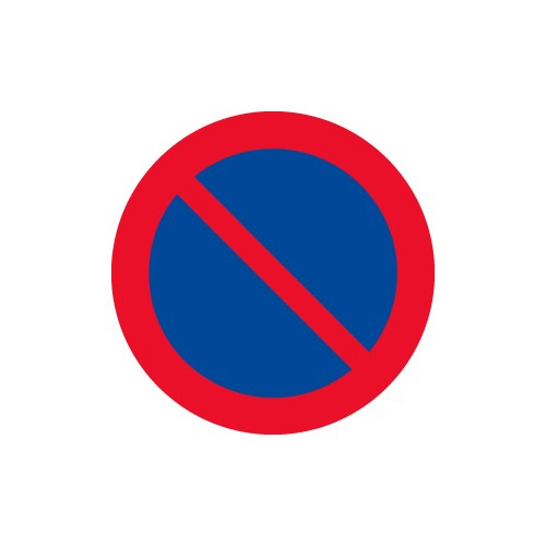 Vägmärke parkeringsförbud