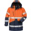 Oransje/Marineblå