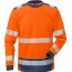 Oransje/Marineblå