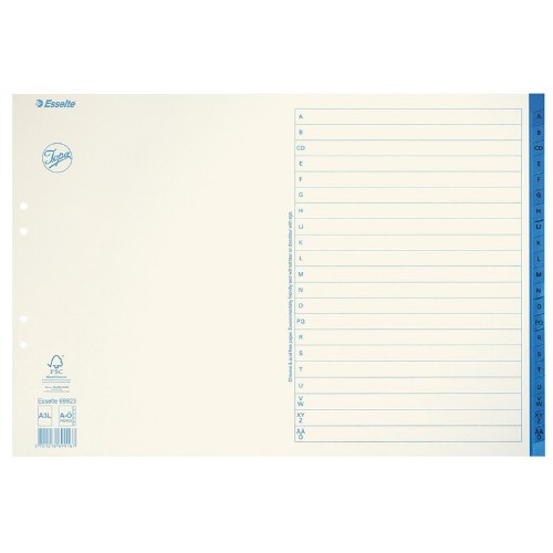 Register ESSELTE Jopa A3L papper