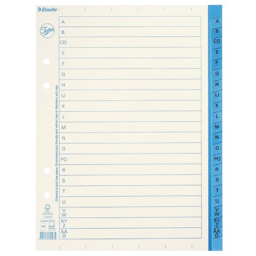 Register ESSELTE Jopa A5 papper