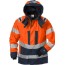 Oransje/Marineblå