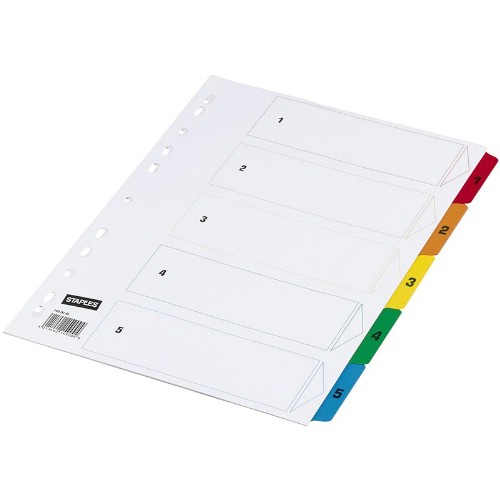 Register STAPLES A4 kartong