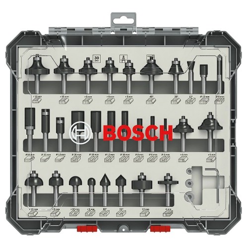 Frässats BOSCH HM 30 delar