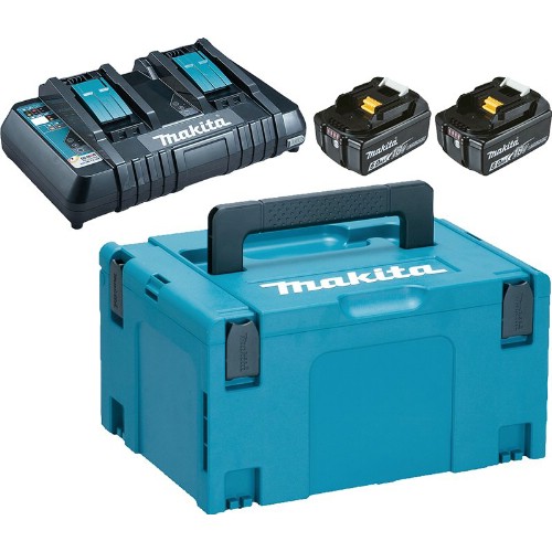 Laddare- och batteripaket MAKITA 2x18 V 6,0 Ah Li-Ion