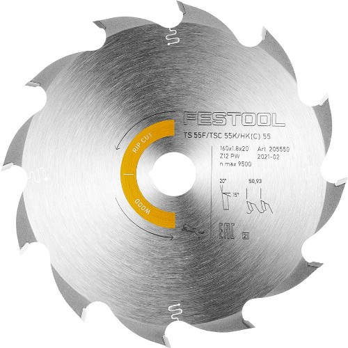 Cirkelsågklinga FESTOOL Wood Rip Cut