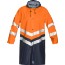Orange/Marinblå