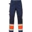 Oransje/Marineblå