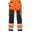 Oransje/Marineblå