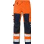 Oransje/Marineblå