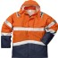 Oransje/Marineblå