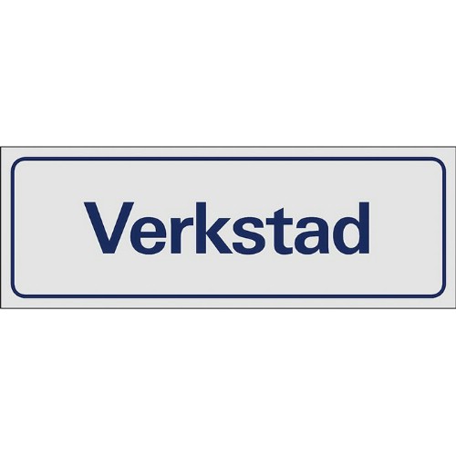 Skylt symbol verkstad