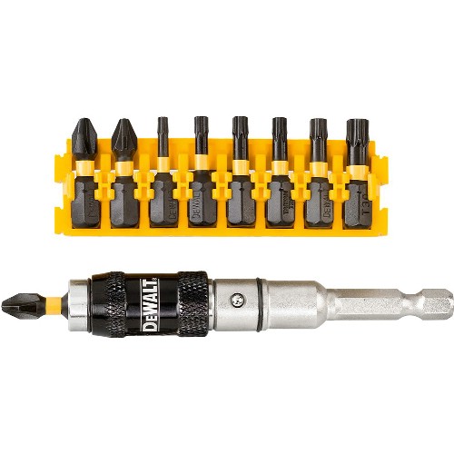 Bitssats 1/4" DEWALT DT70578T Torsion 10 delar
