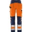 Oransje/Marineblå