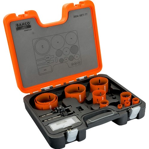 Hullsagsett BAHCO 3834-SET-77 13 deler