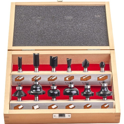Fresesett MILWAUKEE Router Bit Sett 12 deler