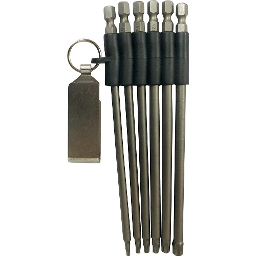 Bitssats 1/4" WEMAX BC TX 150 mm 6 delar