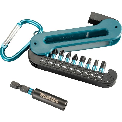 Bitssats 1/4" MAKITA Impact Black 10 delar