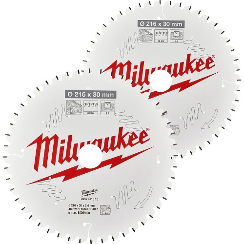 Sirkelsagbladpakke MILWAUKEE Tre 2-pakk