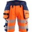 Oransje/Marineblå
