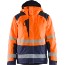 Oransje/Marineblå