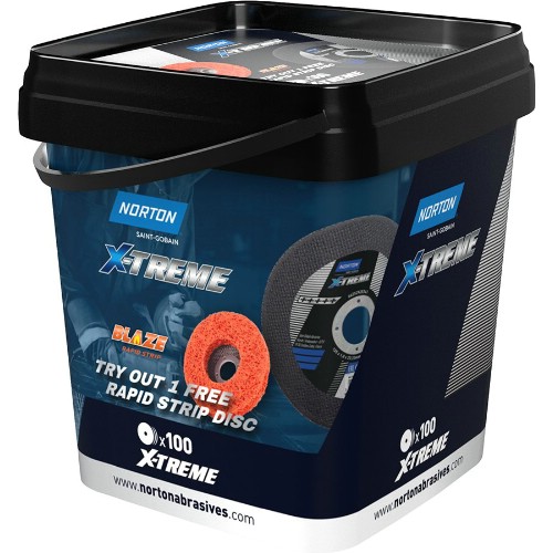 Kapskiva NORTON X-Treme Typ 41 + Blaze Rapid Strip rondell