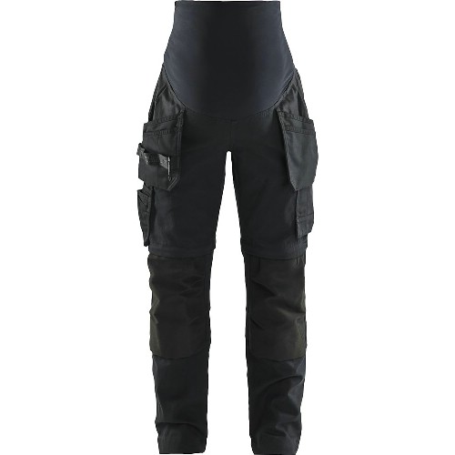 Hantverksbyxa BLÅKLÄDER 7103 Gravidbyxa Zip-off Stretch
