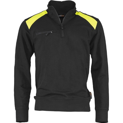 Sweatshirt WORKSAFE 5710823 Visibility Half Zip