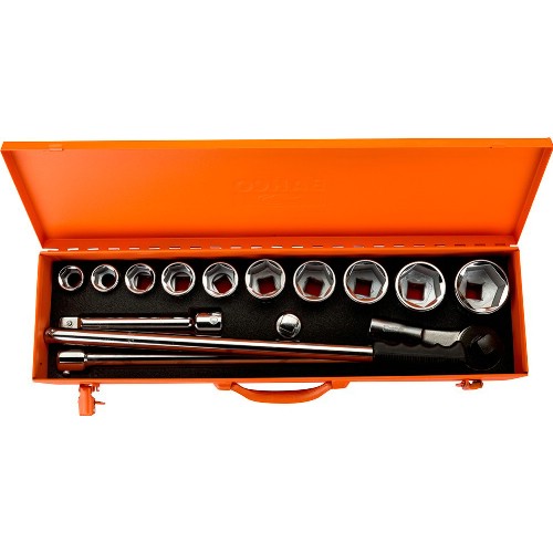 Hylsnyckelsats 3/4" mm 15-delar BAHCO 8845NM