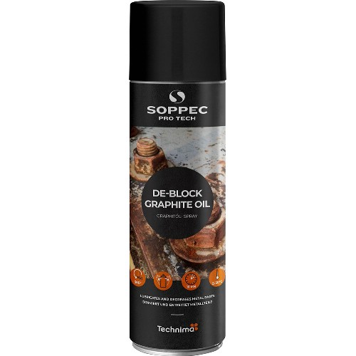 Smörjolja grafit SOPPEC De-block graphite oil