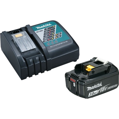 Laddare- och batteripaket MAKITA 1x18 V 3,0 Ah Li-Ion