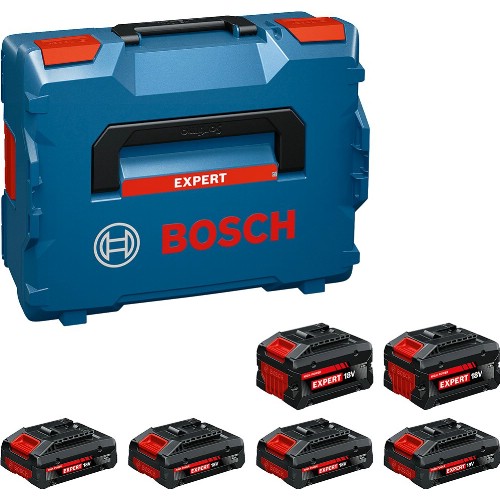 Batteripakke BOSCH Expert 4x 4,0 Ah 2x 8,0 Ah 18 V Li-Ion
