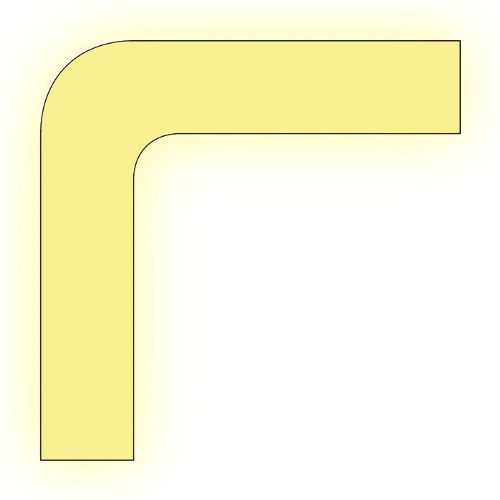 Skilt trappetrinnsmerking GlowLite Nova selvlysende