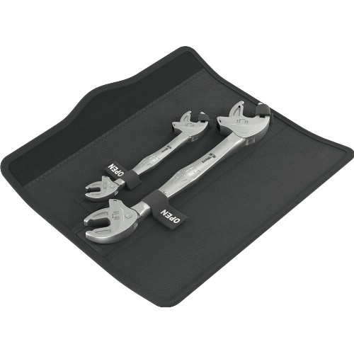 U-nøkkelsett dobbelt mm/tomme WERA 6006 Joker 2 Sett med 1 selvjusterende