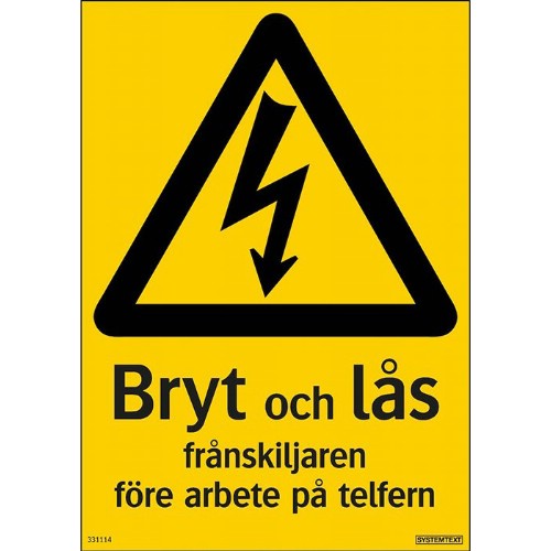 Skiltbryter og låsebryter telfer