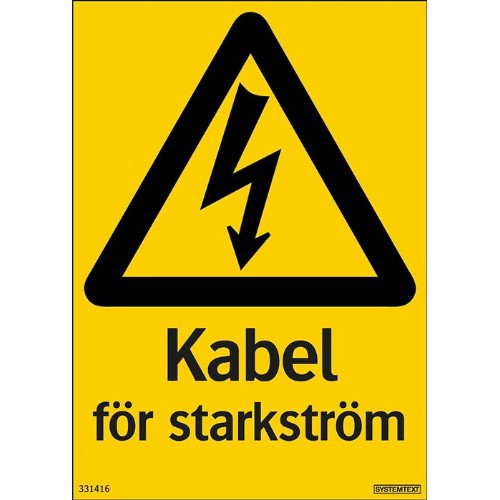Skiltkabel for sterkstrøm