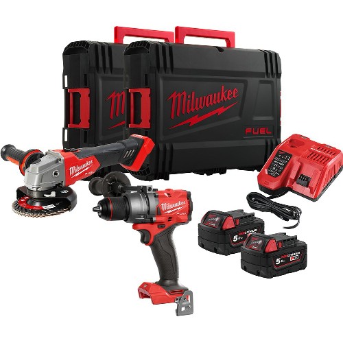 Kombipakke MILWAUKEE M18 FPP2E3-502X 18 V
