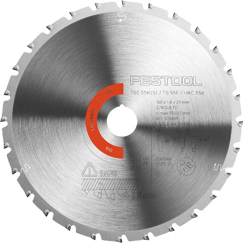 Sirkelsagblad FESTOOL DIA TD