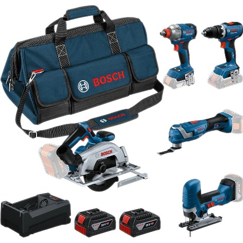 Kombipakke BOSCH GSR/GDX/GST/GKS/GOP 18 V