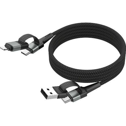 Laddkabel ANSMANN USB-A/USB-C / USB-C/Lightning Magnetisk