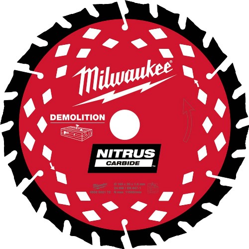 Sirkelsagblad MILWAUKEE Nitrus Demolition