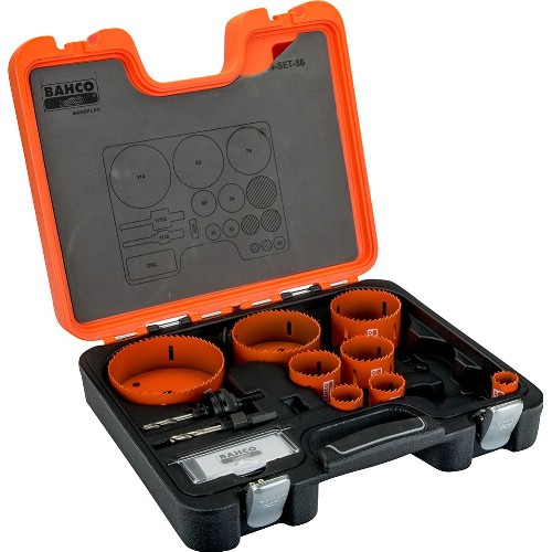 Hullsagsett BAHCO 3834-SET-86 12 deler