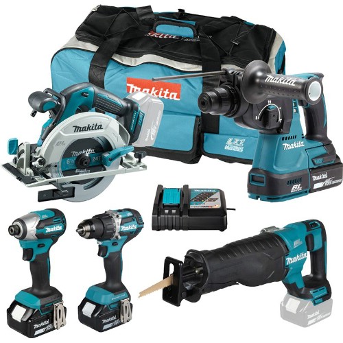 Kombipakke MAKITA DLX5112TX1 18 V